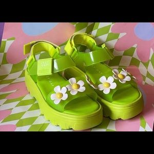 Limited edition Melissa X Lazy Oaf Platform Shoes